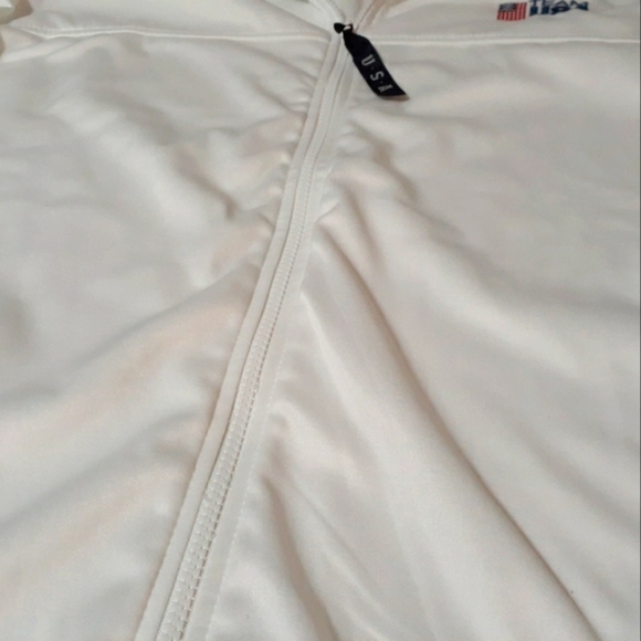 Vintage Men's Team USA Olympic White Full-zip Jacket - Picture 7 of 16